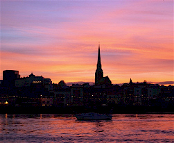 Wexford Town at night